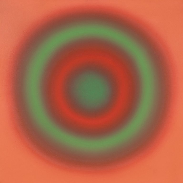 This picture shows the following artwork: Wojciech Fangor. „B 70“. 1965.