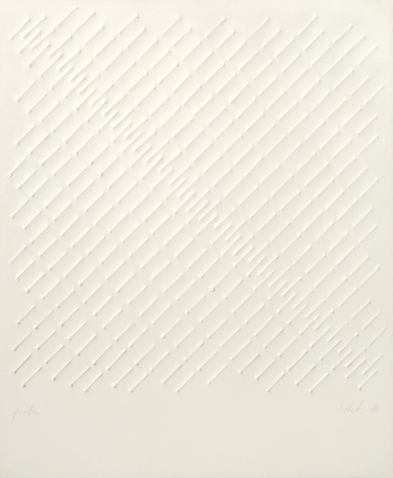 Auf diesem Bild ist das folgende Kunstwerk zu sehen: Günther Uecker. Ohne Titel. 1974.