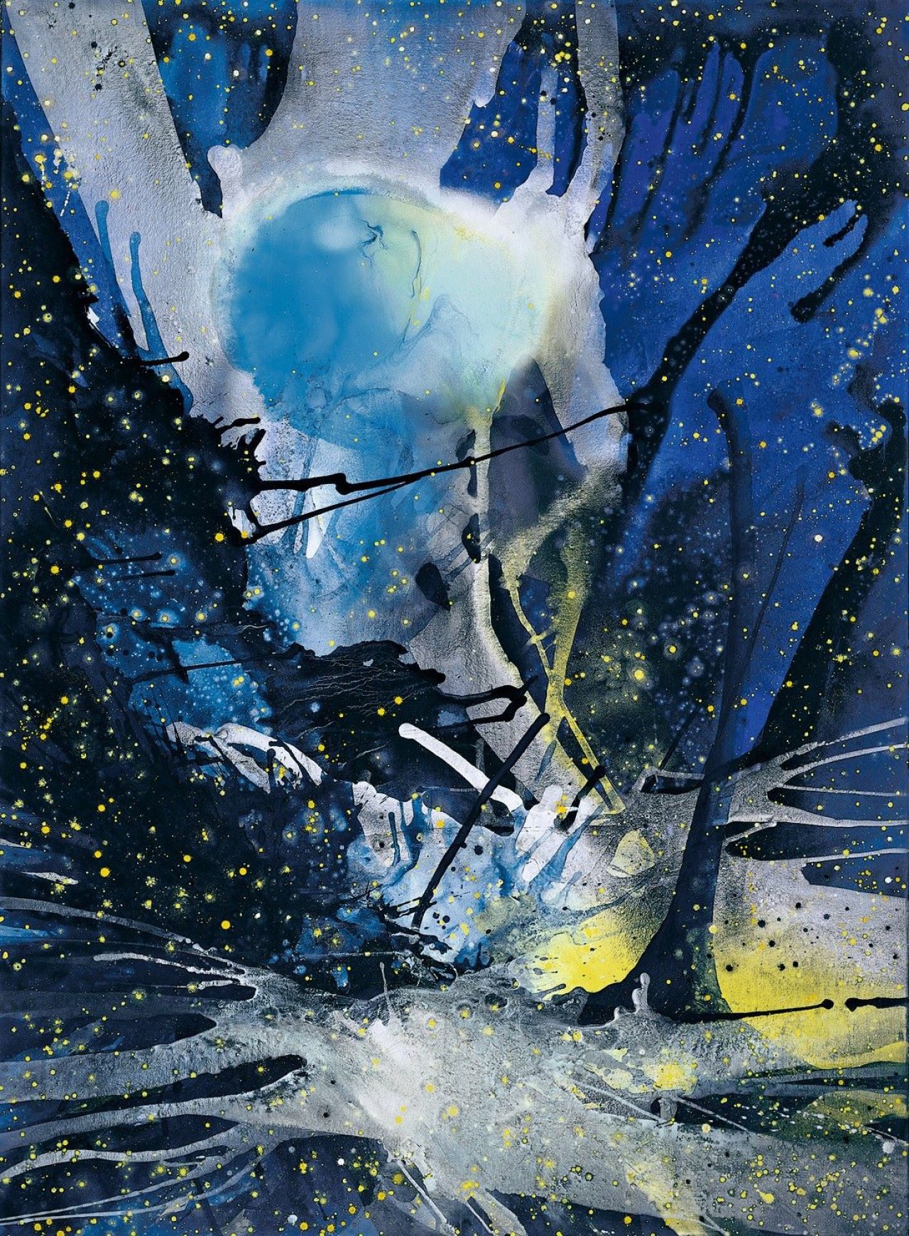 Auf diesem Bild ist das folgende Kunstwerk zu sehen: Bernd Zimmer. „Deep Space“. 2002.