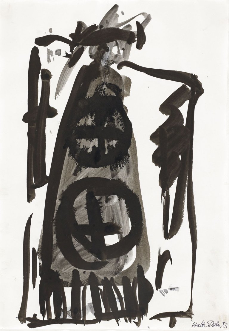 Auf diesem Bild ist das folgende Kunstwerk zu sehen: Walter Dahn. Ohne Titel. 1983.
