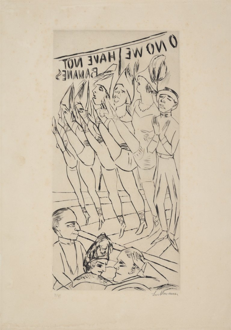Auf diesem Bild ist das folgende Kunstwerk zu sehen: Max Beckmann. „Varieté“. 1924.