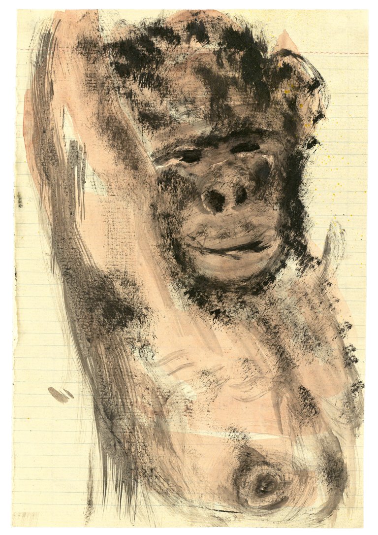 Auf diesem Bild ist das folgende Kunstwerk zu sehen: Rosemarie Trockel. Ohne Titel. 1984.