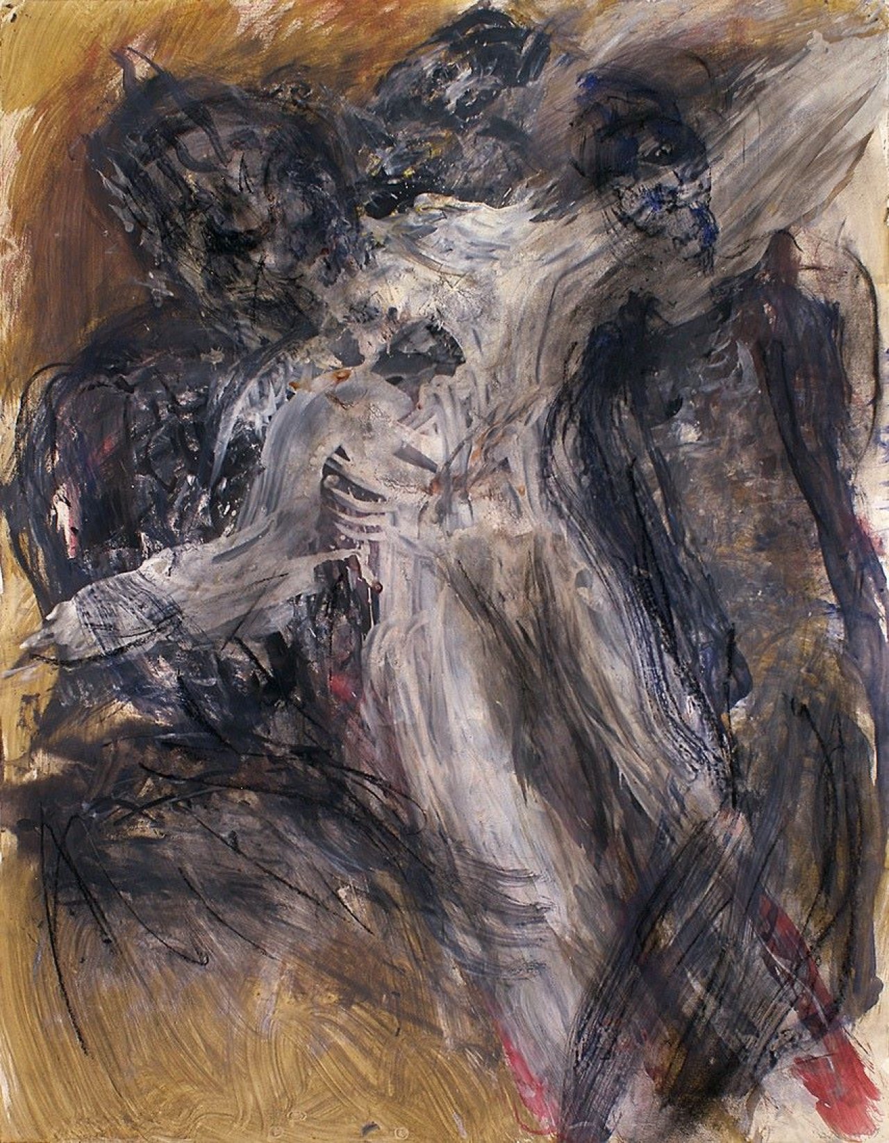 Auf diesem Bild ist das folgende Kunstwerk zu sehen: Martin Disler. Ohne Titel. 1989.