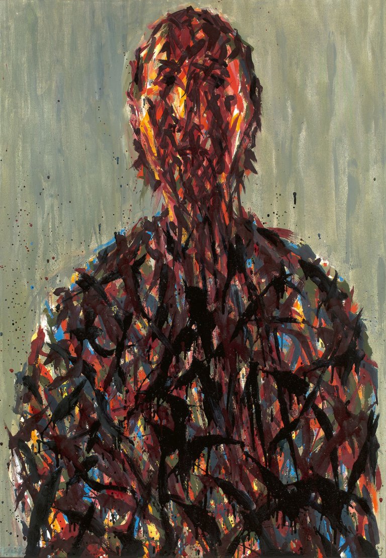 Auf diesem Bild ist das folgende Kunstwerk zu sehen: Max Uhlig. „Studie Frauenbild A. S.“. 2003.