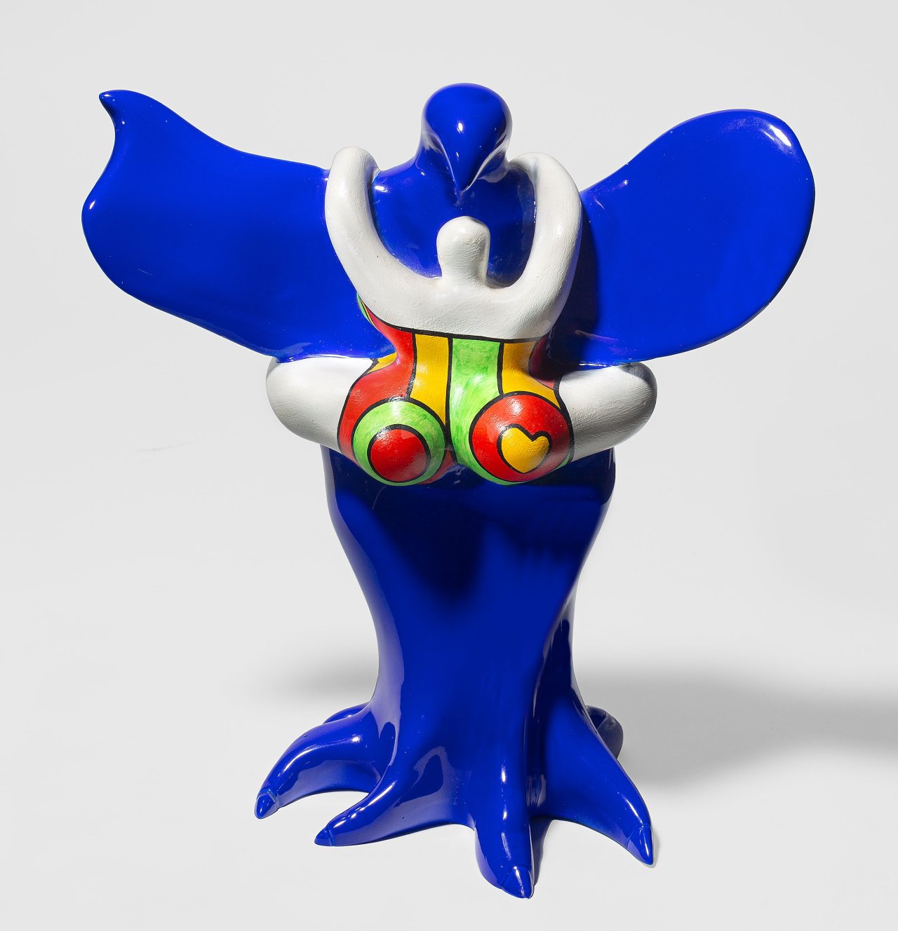 Auf diesem Bild ist das folgende Kunstwerk zu sehen: Niki de Saint Phalle. „Oiseau amoureux“. 1994.