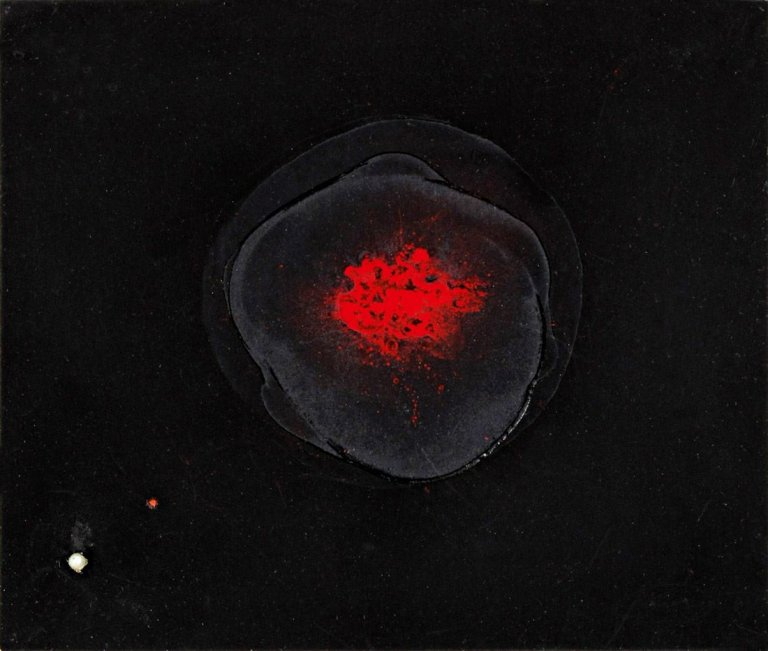 Auf diesem Bild ist das folgende Kunstwerk zu sehen: Otto Piene. Ohne Titel. 1964.