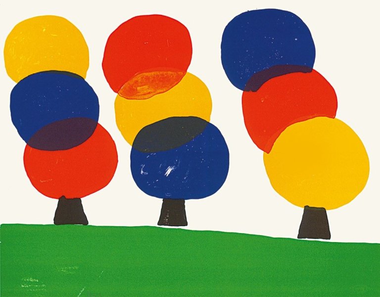 Auf diesem Bild ist das folgende Kunstwerk zu sehen:  Tal R (d.i. Tal Rosenzweig). Ohne Titel. 2003.