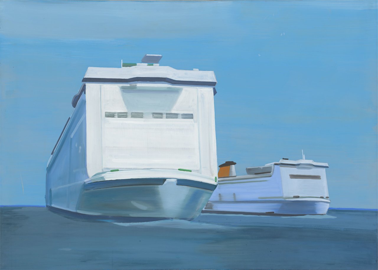 This picture shows the following artwork: Eberhard Havekost. ”Fähren R”. 1997.
