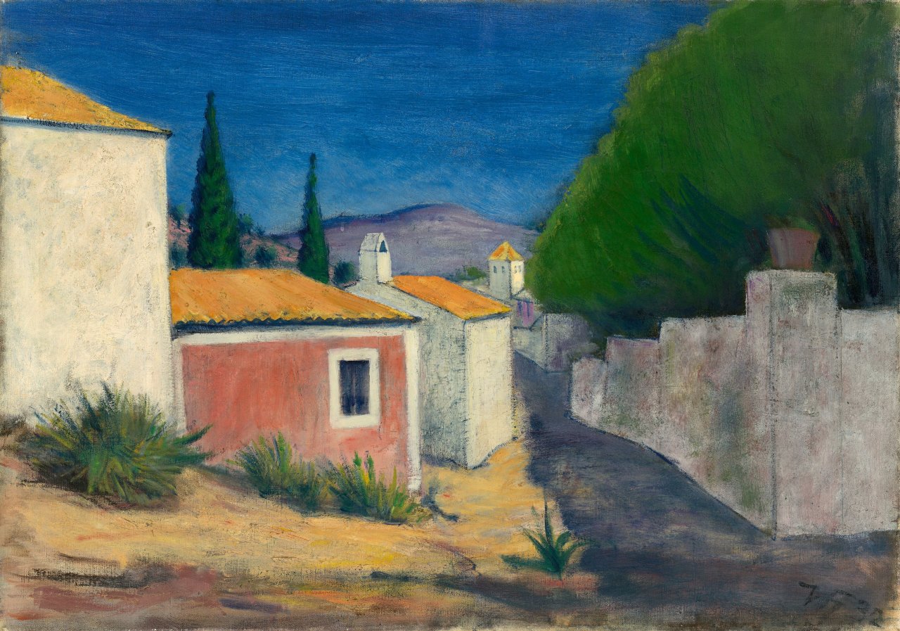 Auf diesem Bild ist das folgende Kunstwerk zu sehen: Werner Heldt. Andraitx auf Mallorca. 1932.