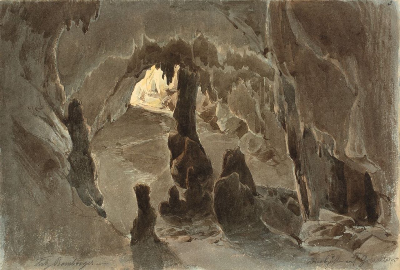 Catalog image of „Höhle auf Gibraltar“. 1850