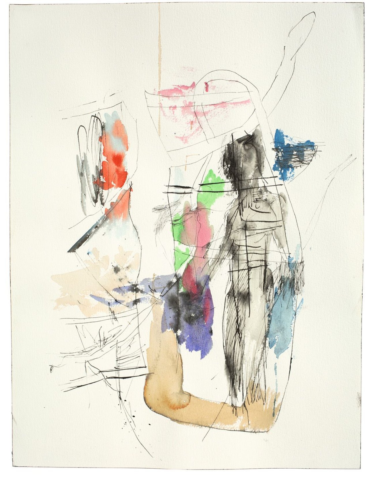 Auf diesem Bild ist das folgende Kunstwerk zu sehen: Daniel Richter. Ohne Titel. 1997.
