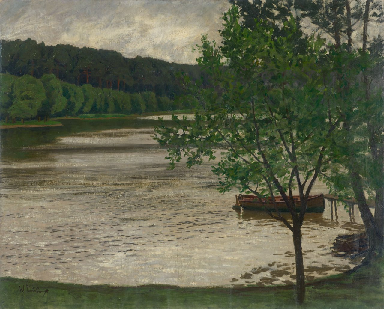 This picture shows the following artwork: Moissey Kogan. ”Zwei hockende Mädchenakte”. 1929/30.