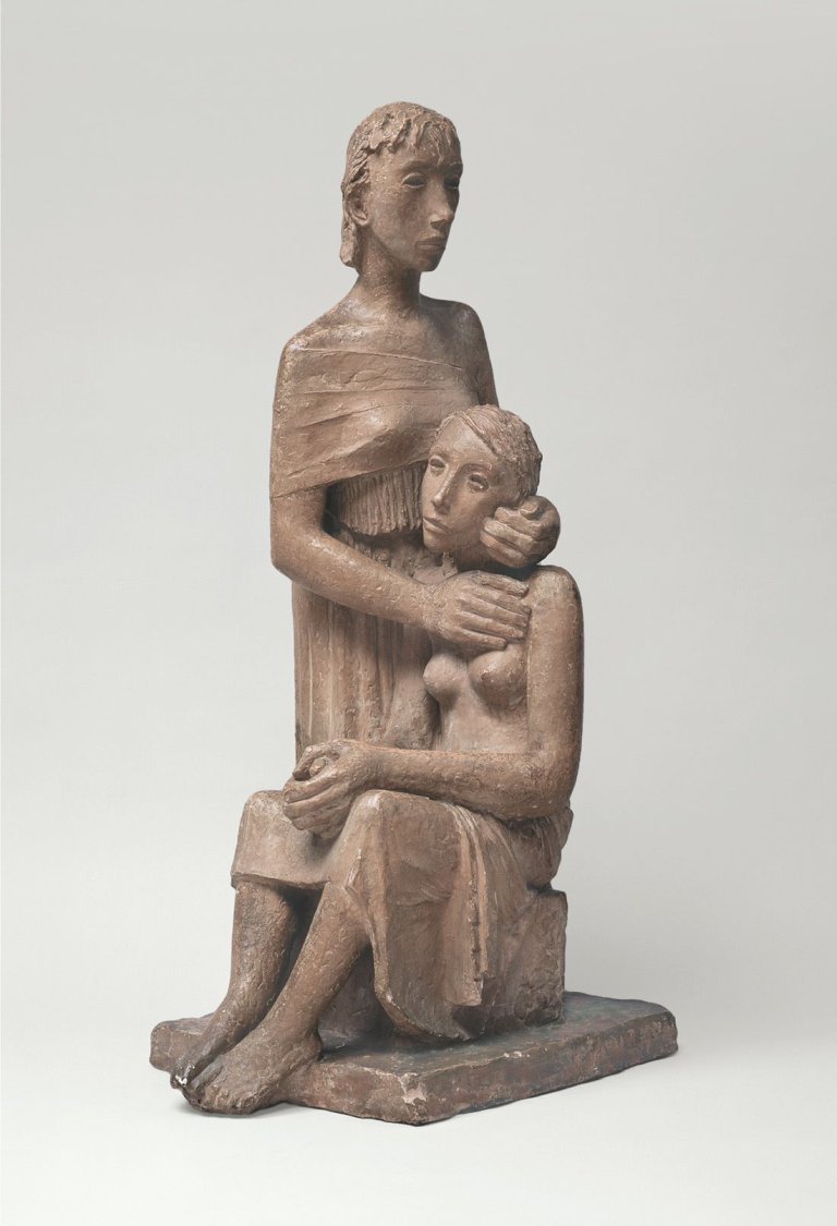 Auf diesem Bild ist das folgende Kunstwerk zu sehen: Joachim Karsch. „Große Schwesterngruppe“. 1931.