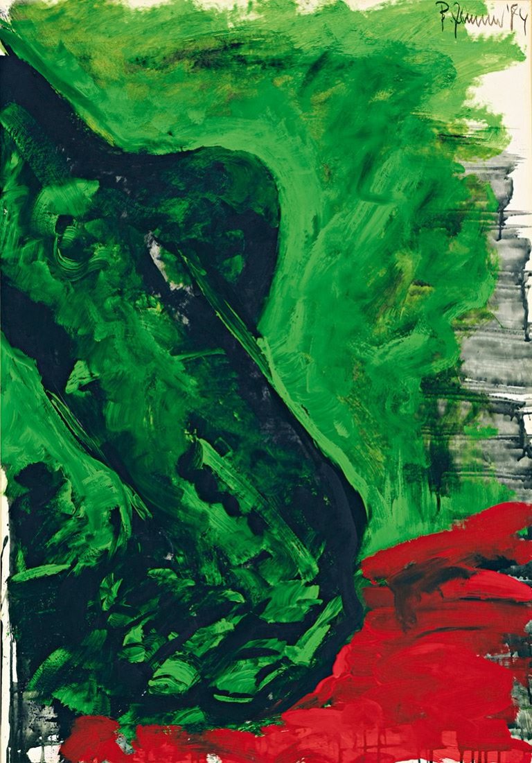 Auf diesem Bild ist das folgende Kunstwerk zu sehen: Bernd Zimmer. Fuß. 1984.