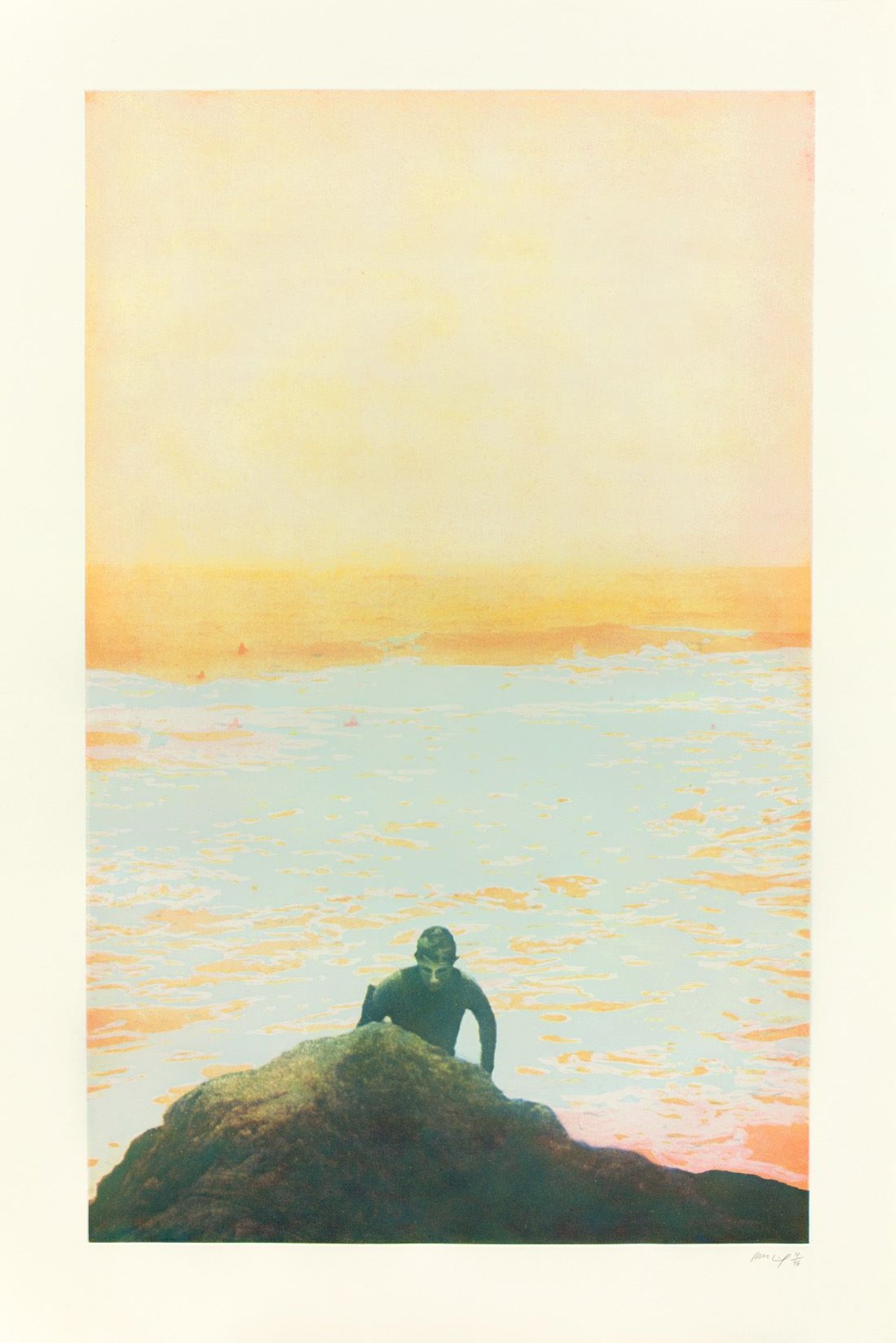 Auf diesem Bild ist das folgende Kunstwerk zu sehen: Peter Doig. „Surfer“. 2000/01.