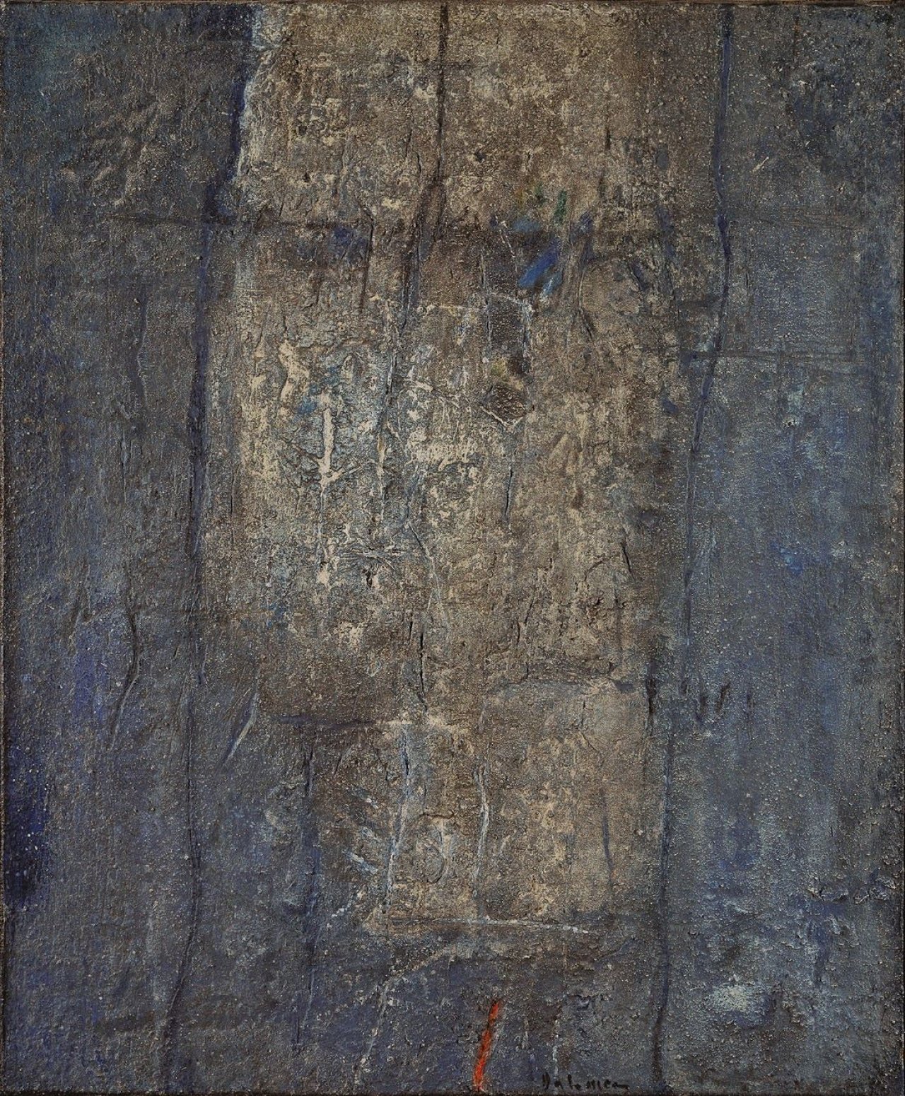 Auf diesem Bild ist das folgende Kunstwerk zu sehen: Karl Fred Dahmen. „Ohne Titel“. 1960.