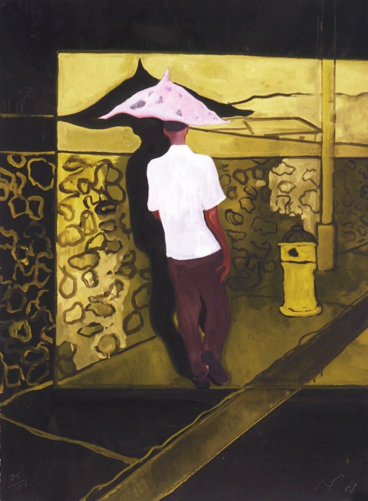 Auf diesem Bild ist das folgende Kunstwerk zu sehen: Peter Doig. „Lapeyrouse Wall“. 2008.