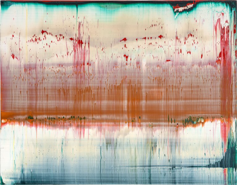 Auf diesem Bild ist das folgende Kunstwerk zu sehen: Gerhard Richter. „Fuji“. 1996.