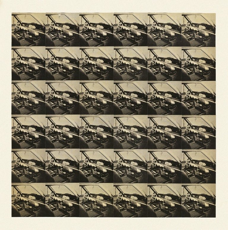 Auf diesem Bild ist das folgende Kunstwerk zu sehen: Peter Roehr. Ohne Titel (155-2-65). 1965.