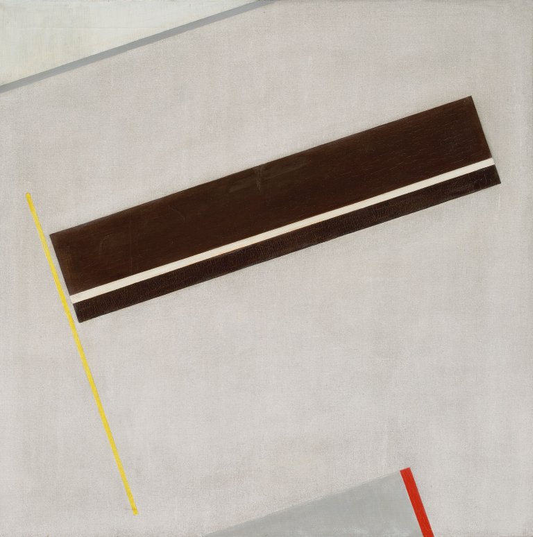 Auf diesem Bild ist das folgende Kunstwerk zu sehen: Friedrich Vordemberge-Gildewart. „Composition No. 42“. 1928.