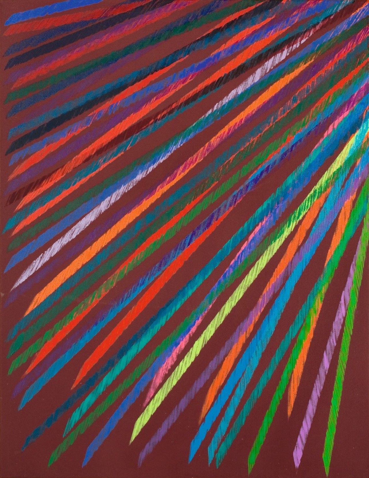 Auf diesem Bild ist das folgende Kunstwerk zu sehen: Piero Dorazio. „Artificio III“. 1984.