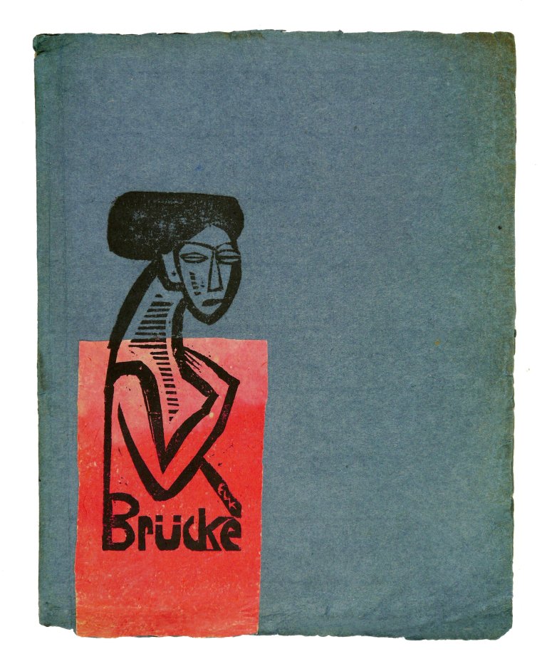 Auf diesem Bild ist das folgende Kunstwerk zu sehen:  Mappenwerk. „Ausstellung der Künstlergruppe ,Brücke‘ im Kunstsalon Fritz Gurlitt, Berlin“. 1912.