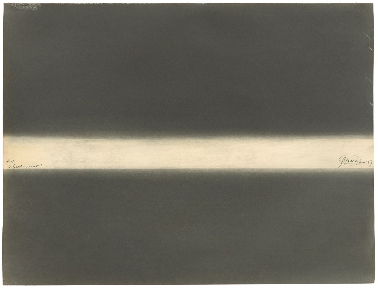 Auf diesem Bild ist das folgende Kunstwerk zu sehen: Otto Piene. „Schallmauer“. 1959.