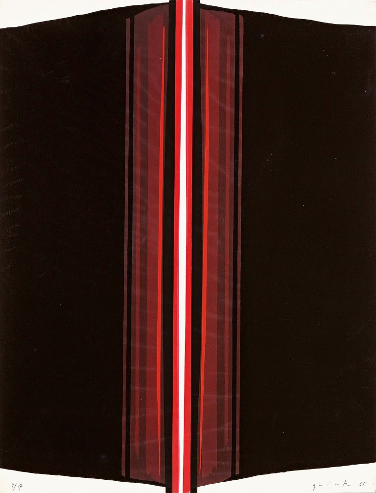 Auf diesem Bild ist das folgende Kunstwerk zu sehen: Lothar Quinte. Ohne Titel. 1965.