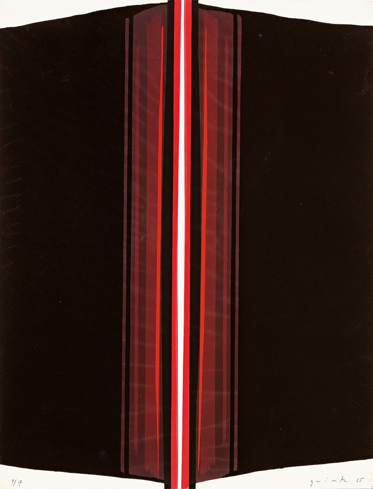 Auf diesem Bild ist das folgende Kunstwerk zu sehen: Lothar Quinte. Ohne Titel. 1965.