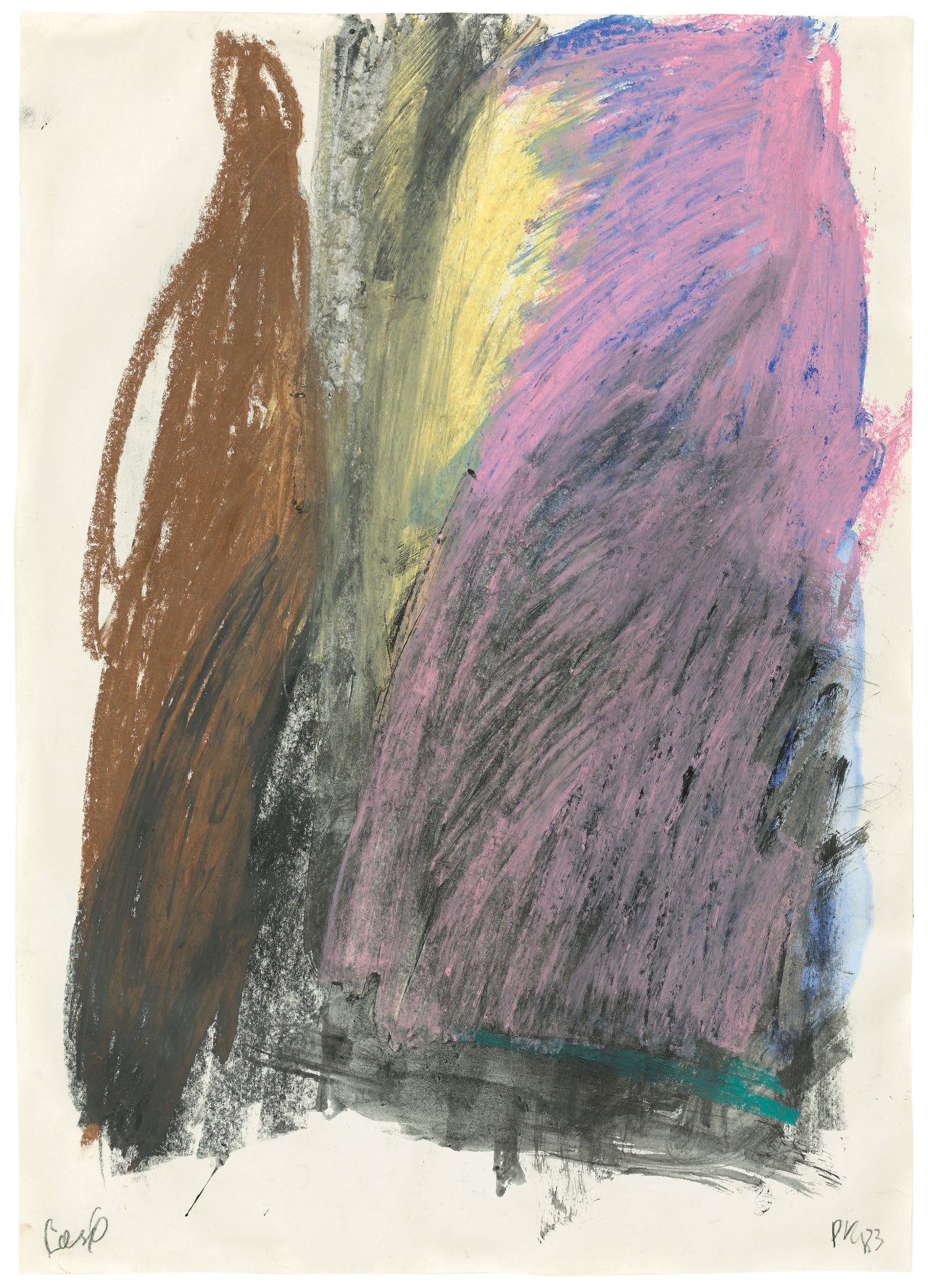 Auf diesem Bild ist das folgende Kunstwerk zu sehen: Per Kirkeby. „Læsø“. 1983.