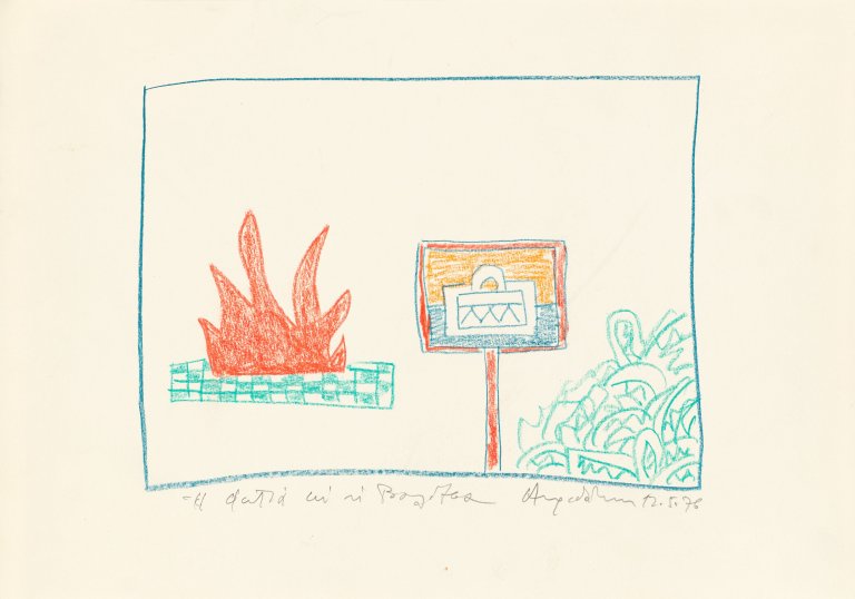 Auf diesem Bild ist das folgende Kunstwerk zu sehen: Alexis Akrithakis. Ohne Titel. 1976.