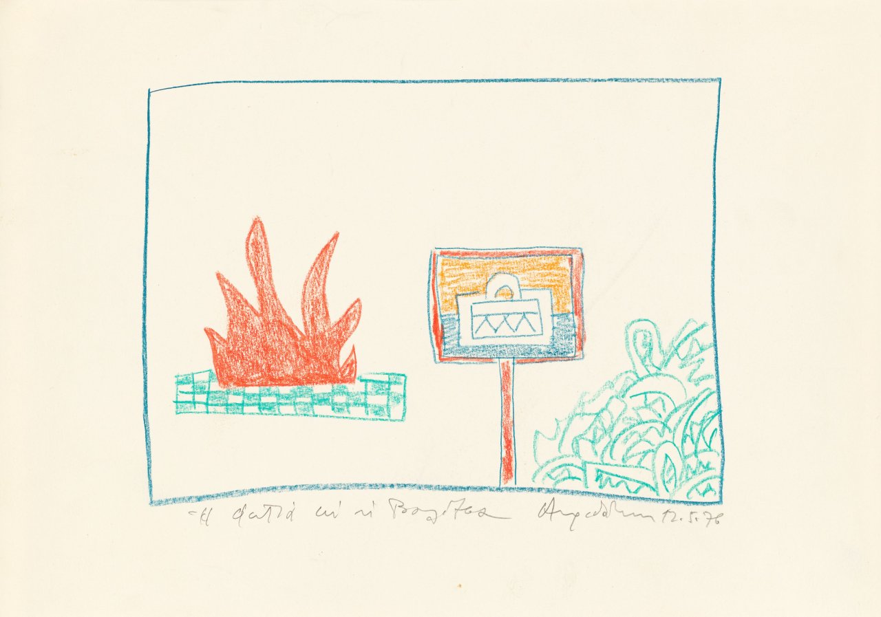 Auf diesem Bild ist das folgende Kunstwerk zu sehen: Alexis Akrithakis. Ohne Titel. 1976.