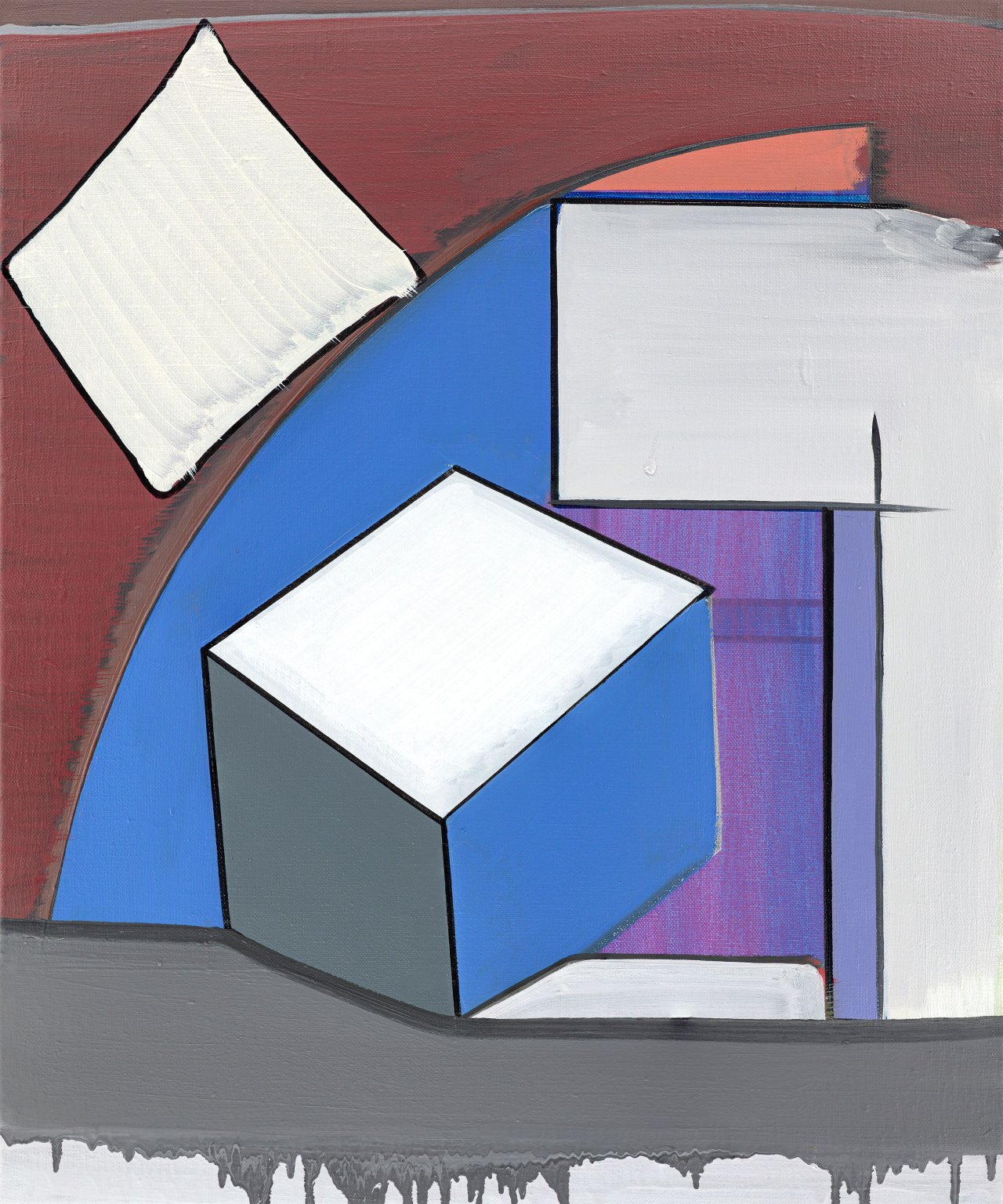 Auf diesem Bild ist das folgende Kunstwerk zu sehen: Thomas Scheibitz. Ohne Titel (No. 431). 2006.