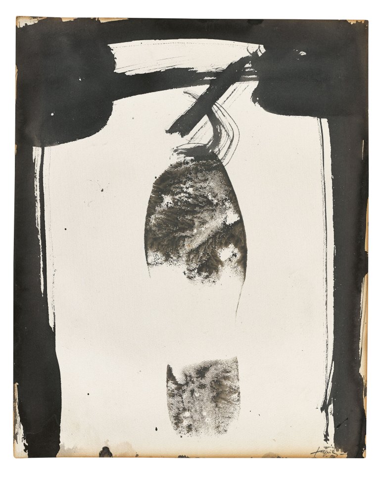 Auf diesem Bild ist das folgende Kunstwerk zu sehen: Antoni Tàpies. „Footprint“. 1967.
