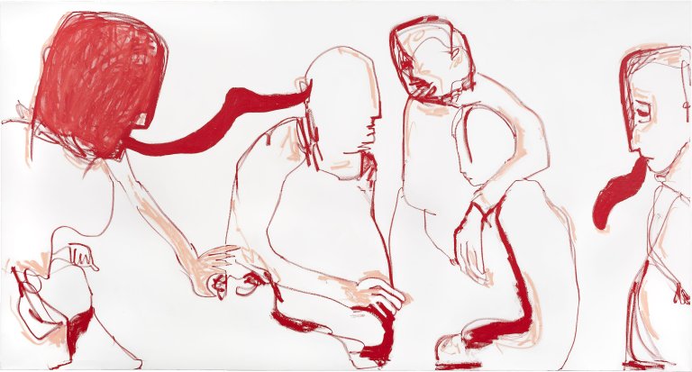 Auf diesem Bild ist das folgende Kunstwerk zu sehen: Melike Kara. „what they say“. 2015.