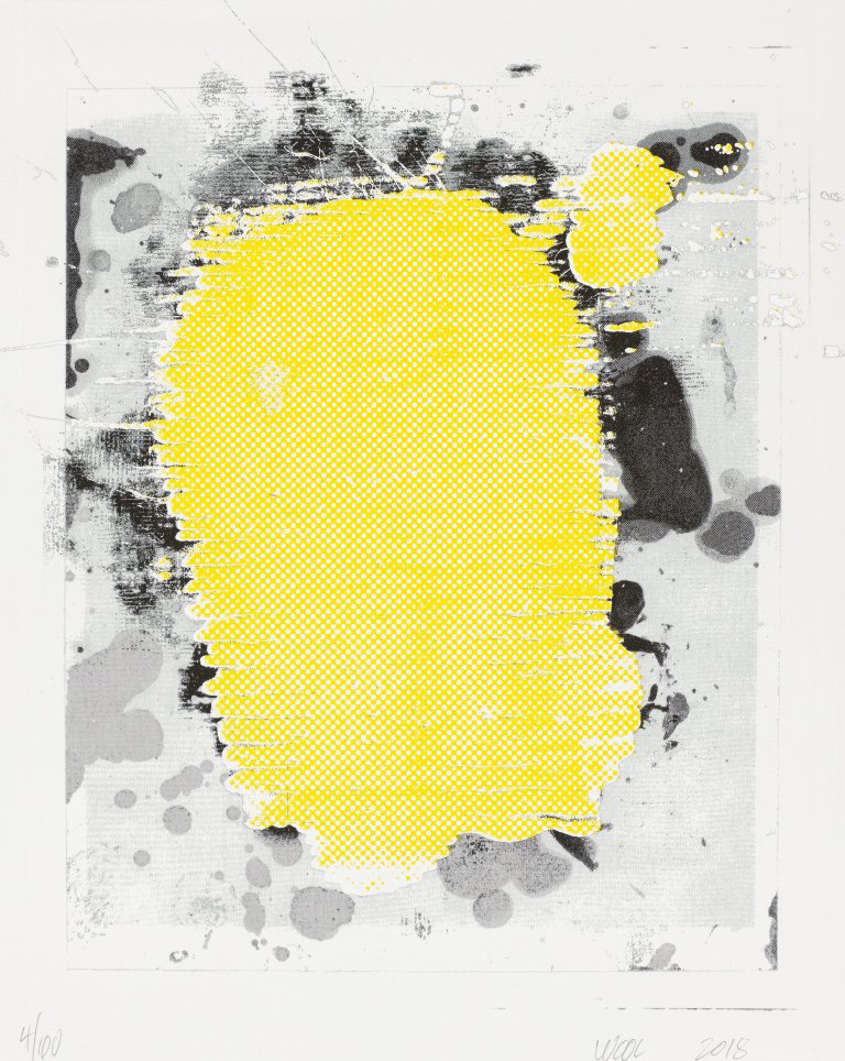 Auf diesem Bild ist das folgende Kunstwerk zu sehen: Christopher Wool. „Untitled“. 2018.
