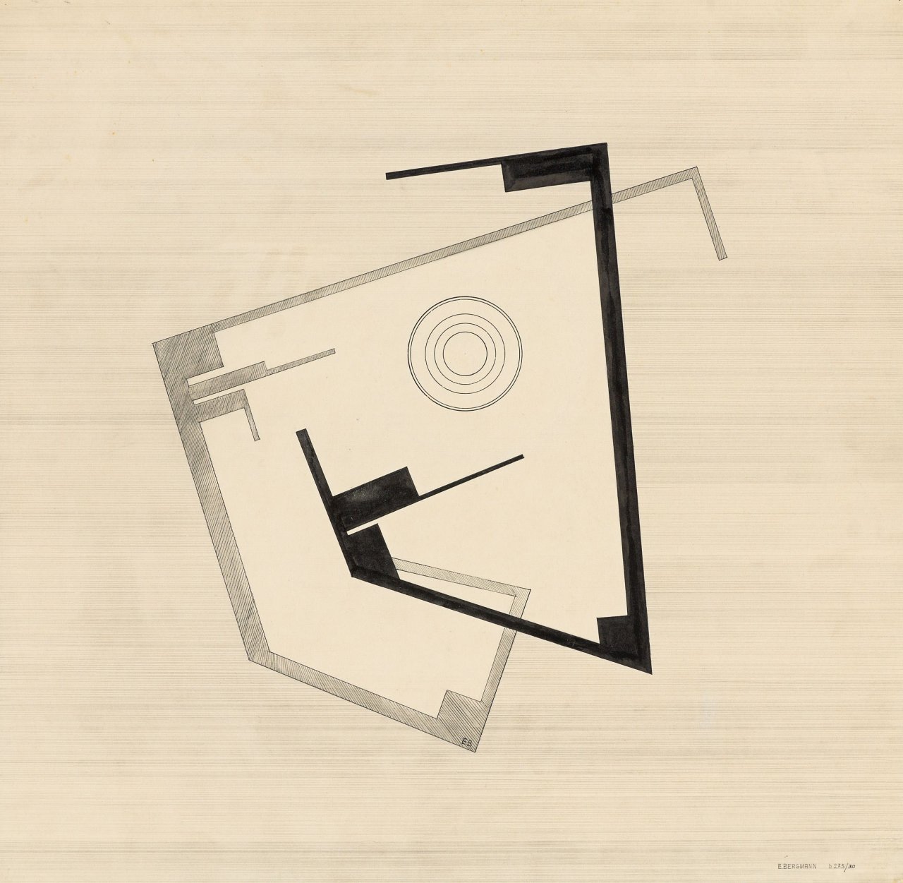 Auf diesem Bild ist das folgende Kunstwerk zu sehen: Ella Bergmann-Michel. „b 275/30“. 1930.