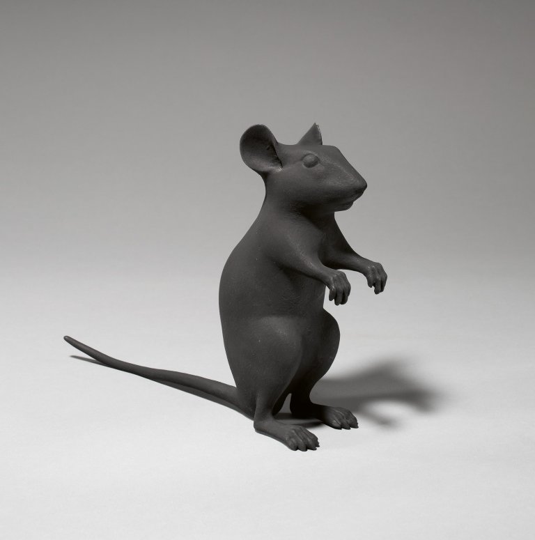 Auf diesem Bild ist das folgende Kunstwerk zu sehen: Katharina Fritsch. „Maus“. 1991/98.