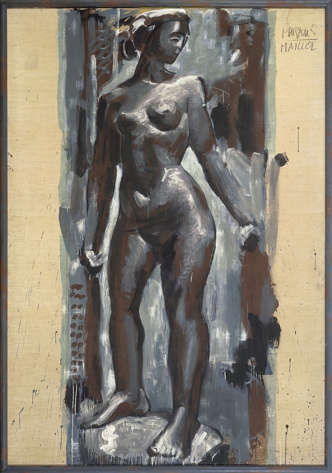This picture shows the following artwork: Markus Lüpertz. „Maillol“. 1976.