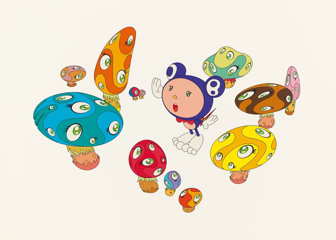 Auf diesem Bild ist das folgende Kunstwerk zu sehen: Takashi Murakami. !N-Cha!. 1999.