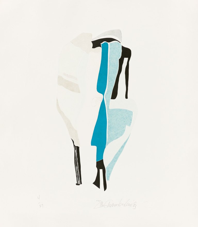 Auf diesem Bild ist das folgende Kunstwerk zu sehen: John Chamberlain. Ohne Titel. 1983.