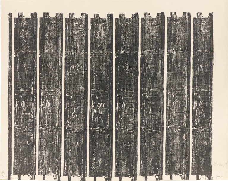 Auf diesem Bild ist das folgende Kunstwerk zu sehen: Gerhard Altenbourg. „Gruppe“. 1960.