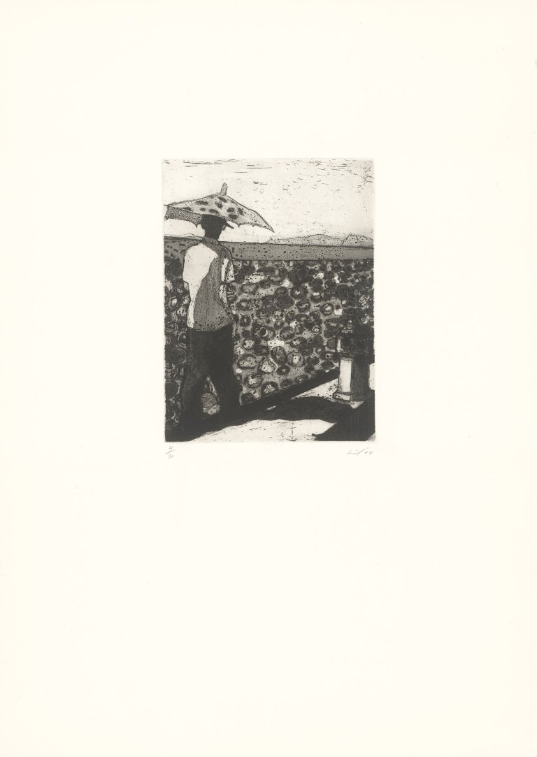 Auf diesem Bild ist das folgende Kunstwerk zu sehen: Peter Doig. „Lapeyrouse Wall“. 2004.