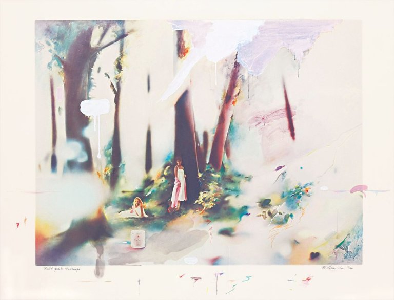 Auf diesem Bild ist das folgende Kunstwerk zu sehen: Richard Hamilton. „Soft Pink Landscape“. 1980.