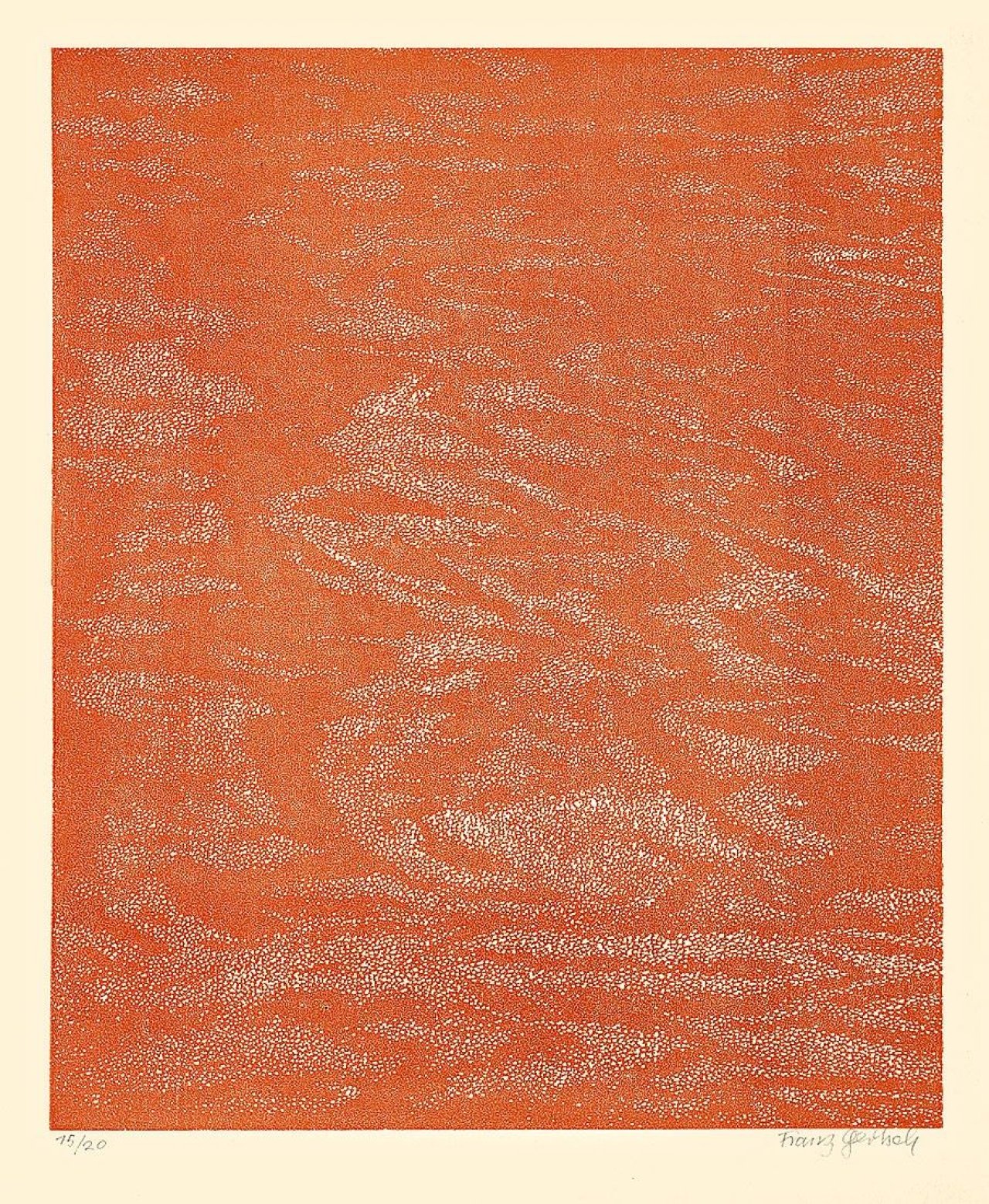This picture shows the following artwork: Franz Gertsch. „Wasser“. 2005.