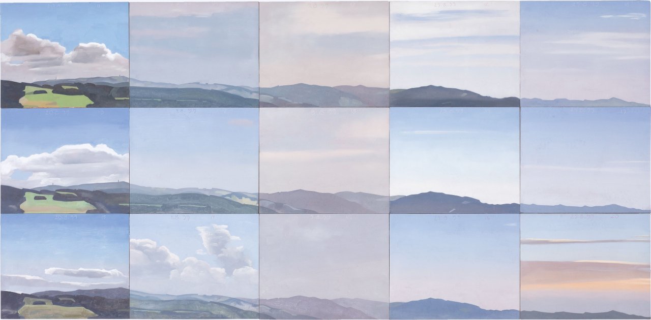 This picture shows the following artwork: Peter Dreher. Untitled, from the series ”Schöne Tage im Hochschwarzwald”. 1999.
