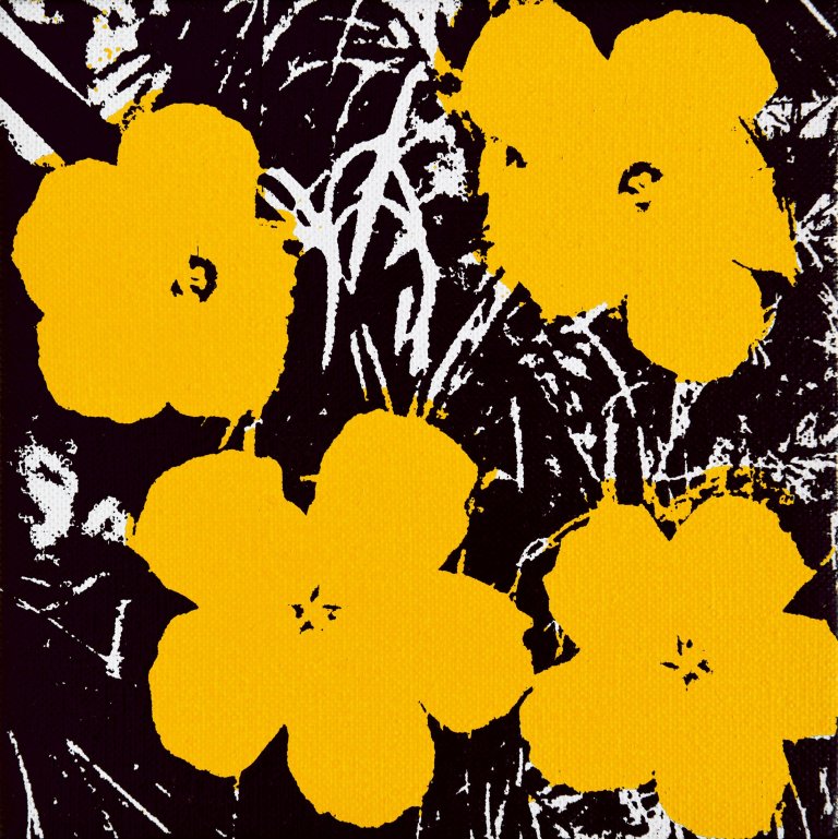 This picture shows the following artwork: Andy Warhol. „Flowers“. 1964.