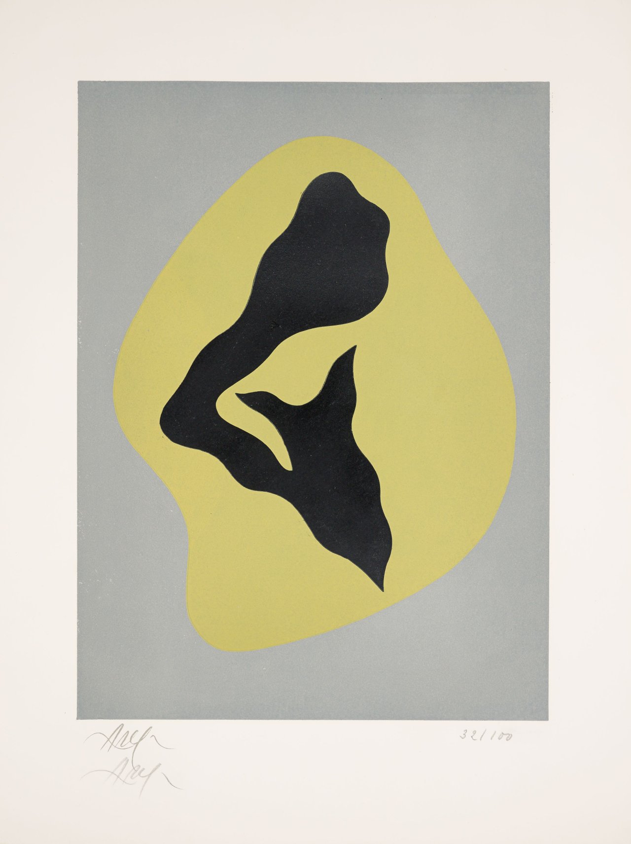 This picture shows the following artwork: Hans (Jean) Arp. ”Composition”. 1960.