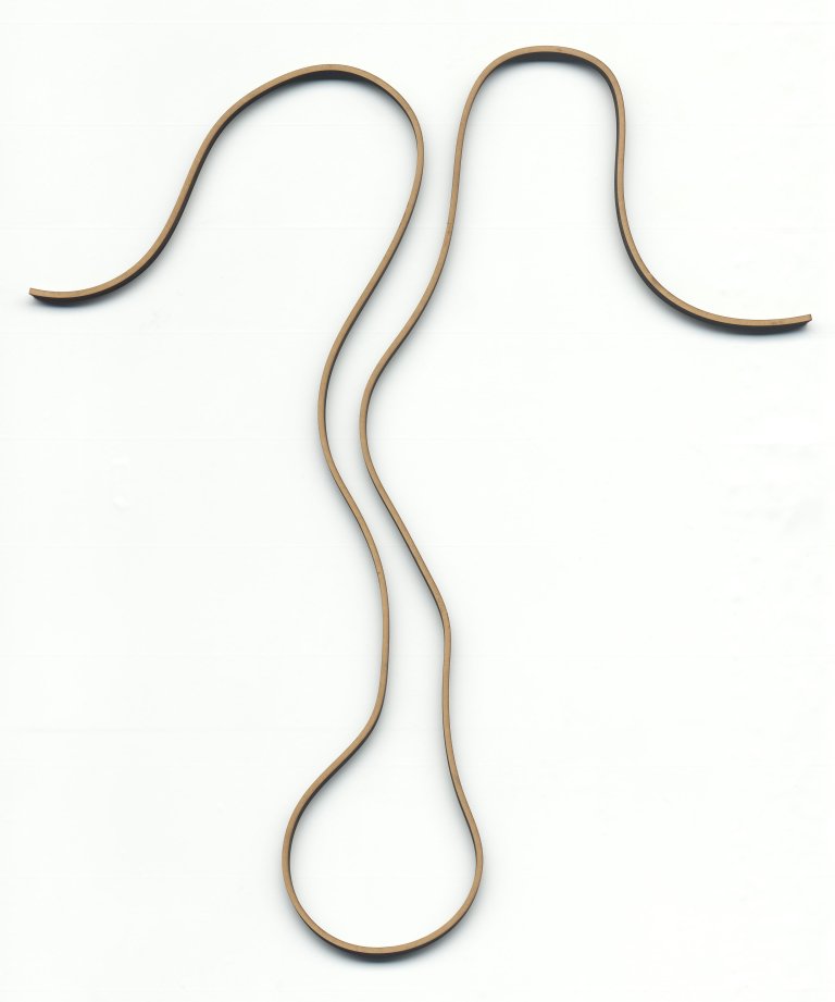 Auf diesem Bild ist das folgende Kunstwerk zu sehen: Ernesto Neto. „Dança (Fita)“. 2007.