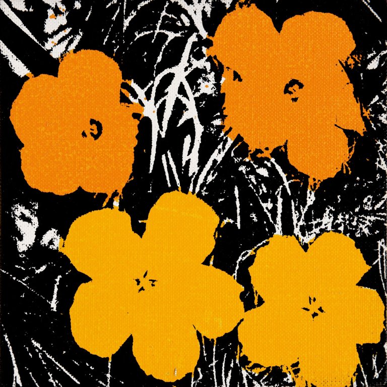 This picture shows the following artwork: Andy Warhol. „Flowers“. 1964.